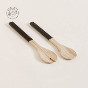 Set de cubiertos para ensalada de bamboo Tuan